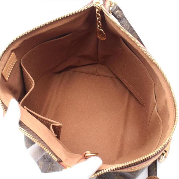 LOUIS VUITTON Brown Monogram Leather Bag - Picture 4 of 11